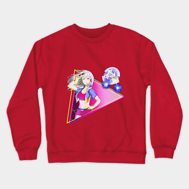 Retro in the Future Crewneck Sweatshirt by abysan